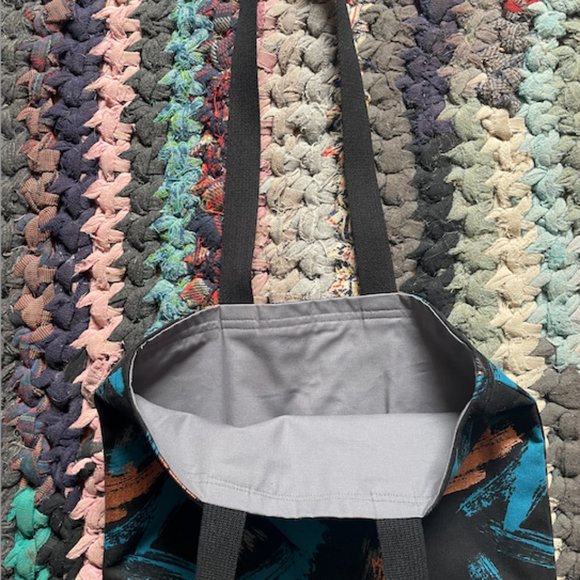 80's Print Cotton Tote bag - Picture 2 of 5